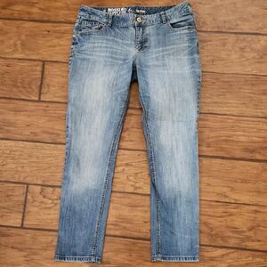 Mossimo Supply Co. Blue Skinny Jeans with Modern Fit